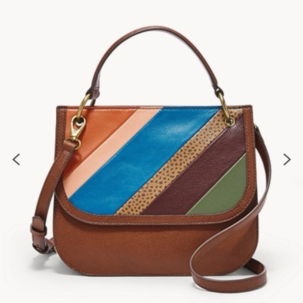 Fossil | Belmont Patchwork Crossbody purse and clutch wallet
